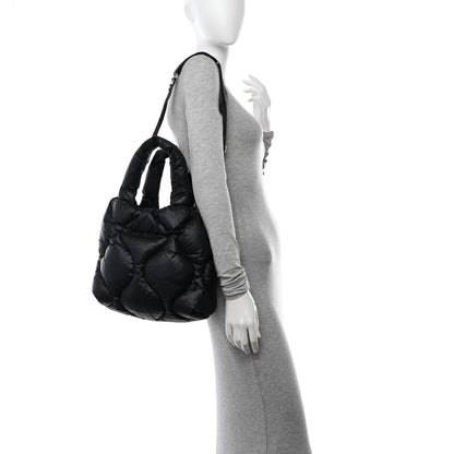 Miu Miu Padded Nylon Quilted Tote Black 2 of 10