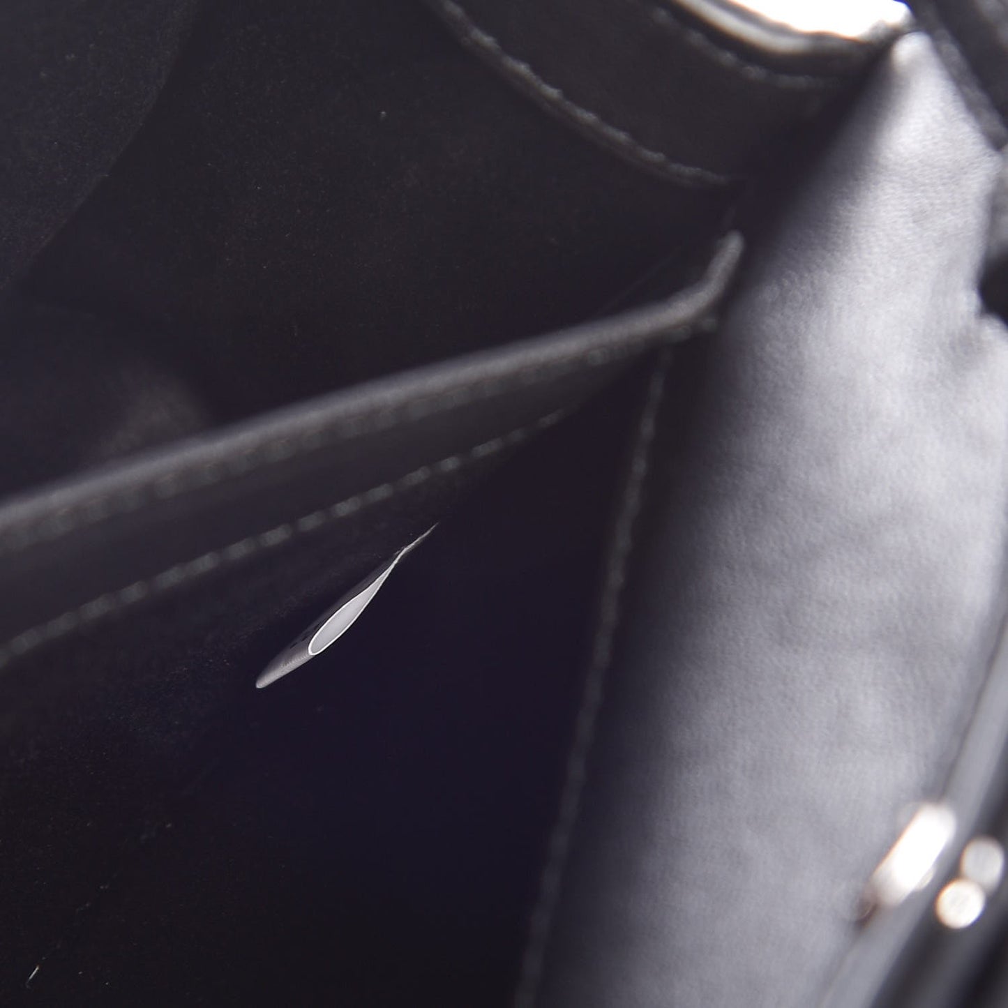 Matelasse Delice Miu Logo Bag Black
