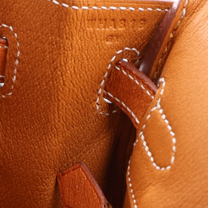 Hermes Peau Porc Birkin 25 Gold 7 of 10
