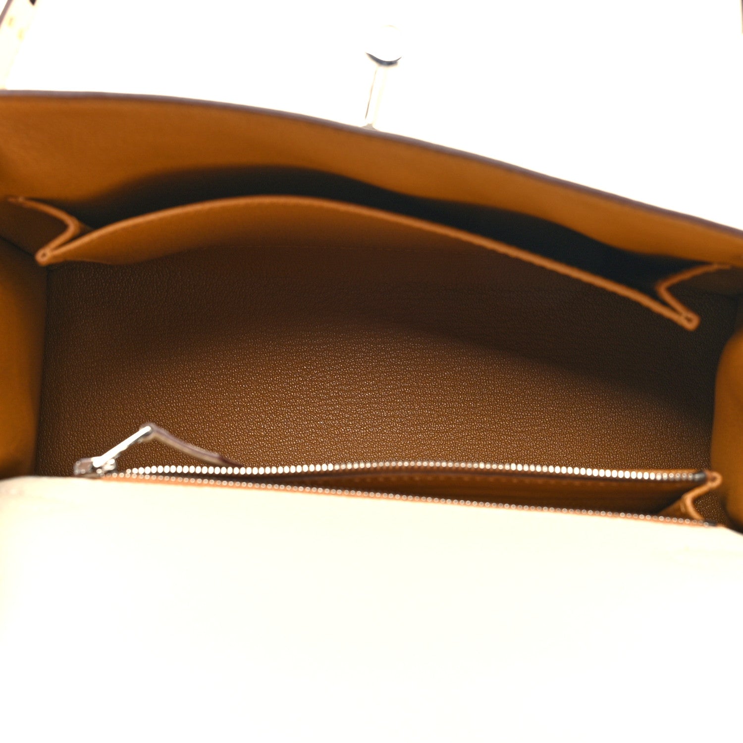 Hermes Epsom Verso Kelly Sellier 25 Nata Ocre 5 of 10
