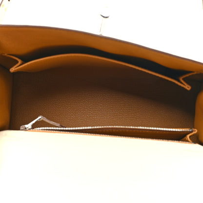 Hermes Epsom Verso Kelly Sellier 25 Nata Ocre 5 of 10