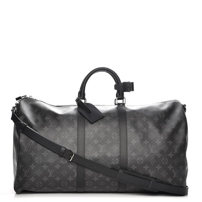 Louis Vuitton Monogram Eclipse Keepall Bandouliere 55 1 of 8