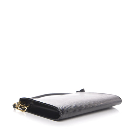 Louis Vuitton Epi Pochette Accessories 24 Black 3 of 9
