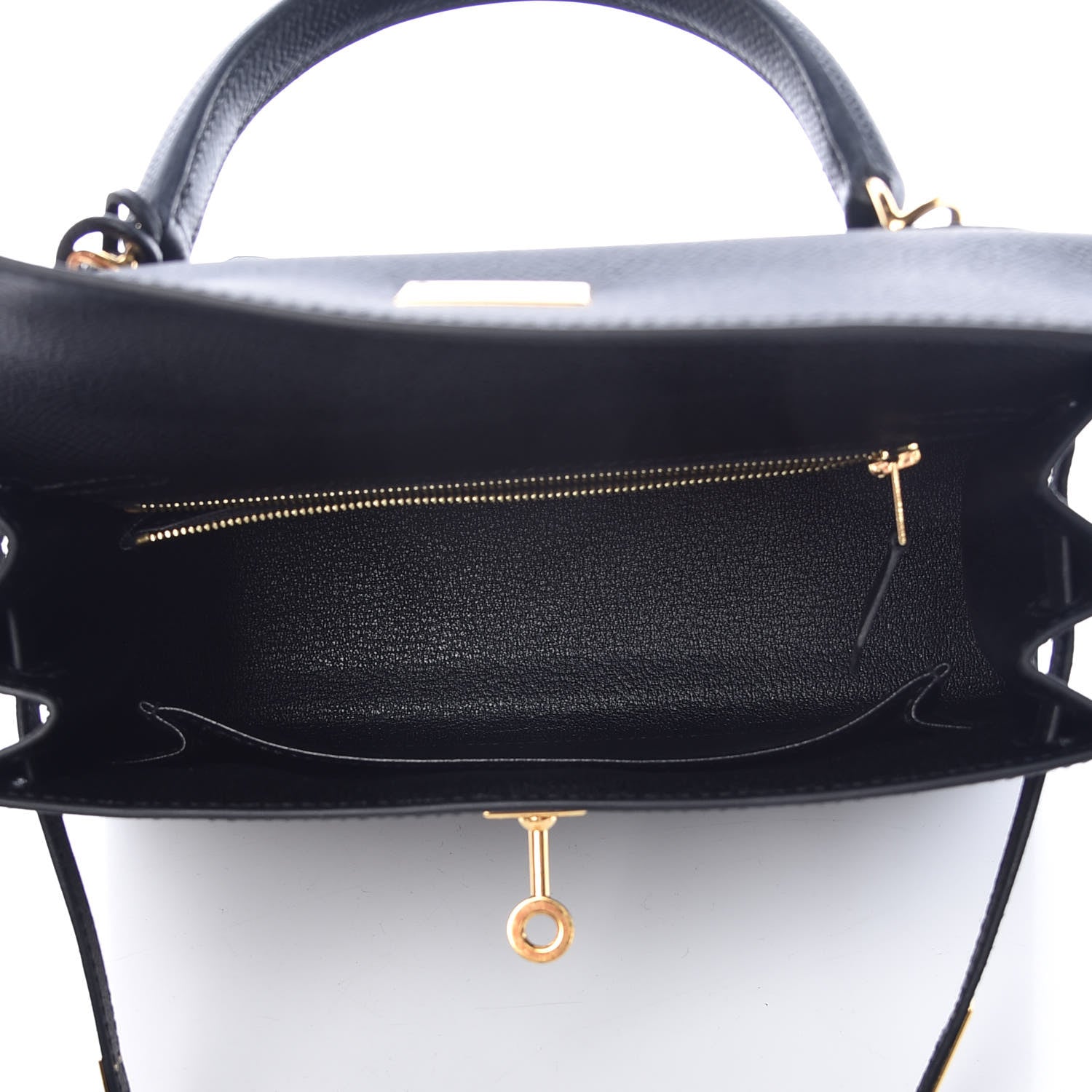 Hermes Epsom Kelly Sellier 25 Black 14 of 37