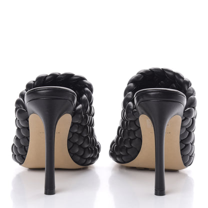 Bottega Veneta Nappa Padded Intreccio The Curve Sandals 40.5 Black 10 of 15