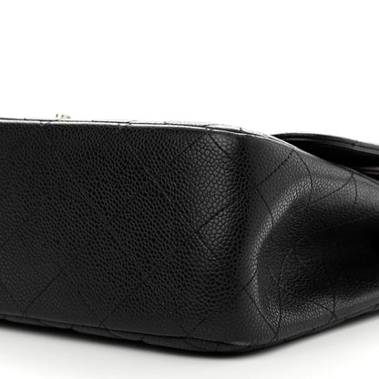 Chanel Caviar Quilted Jumbo Double Flap Black 10 of 16