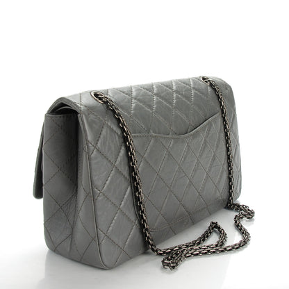 Chanel Aged Calfskin Quilted 2.55 Reissue 227 Flap Grey 3 of 8