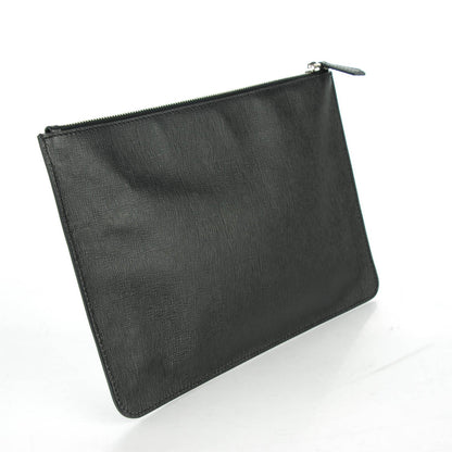 Fendi Vitello Elite Monster Eyes Pouch Black Neon Blue 3 of 7