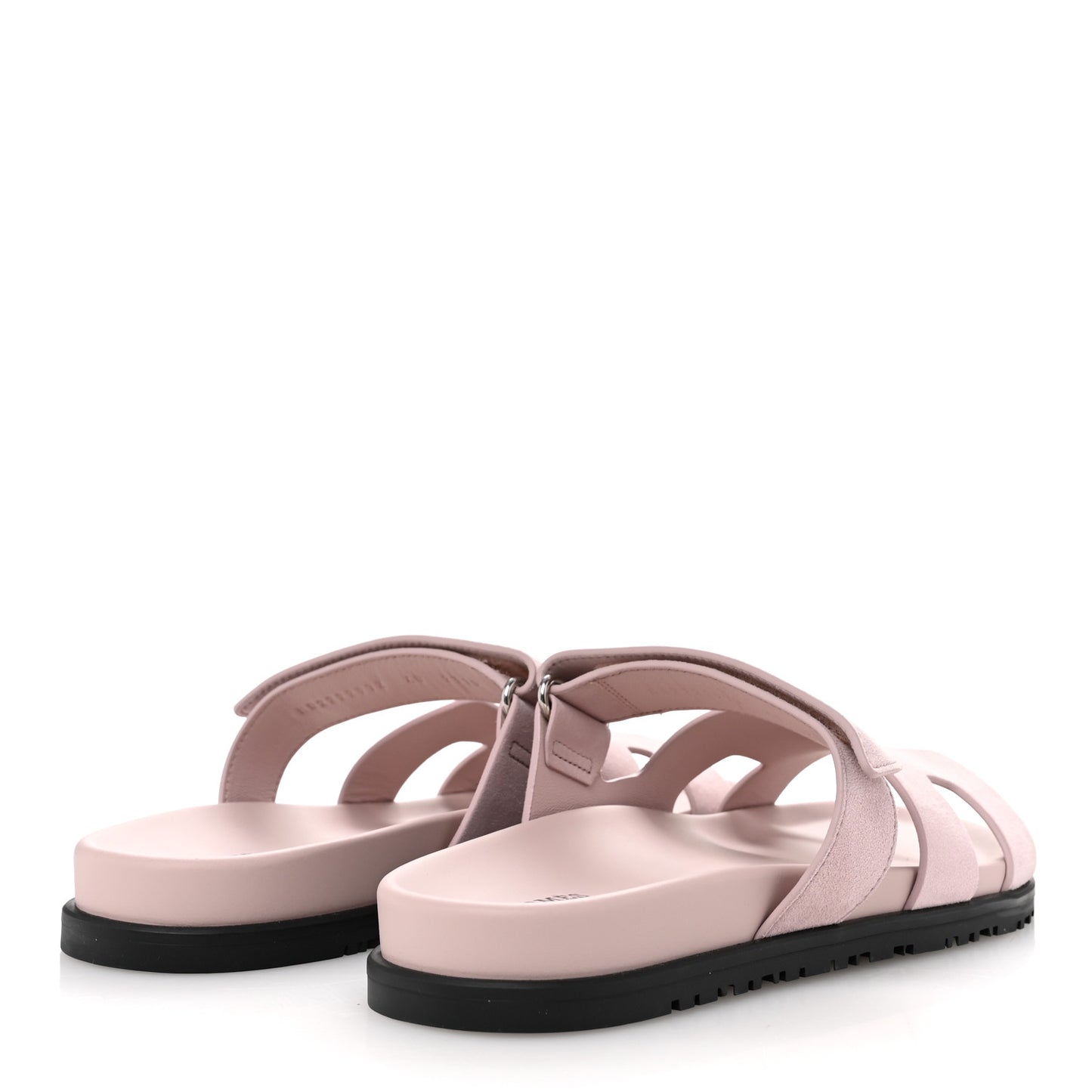 Suede Goatskin Womens Chypre Sandals 40 Rose Porcelaine