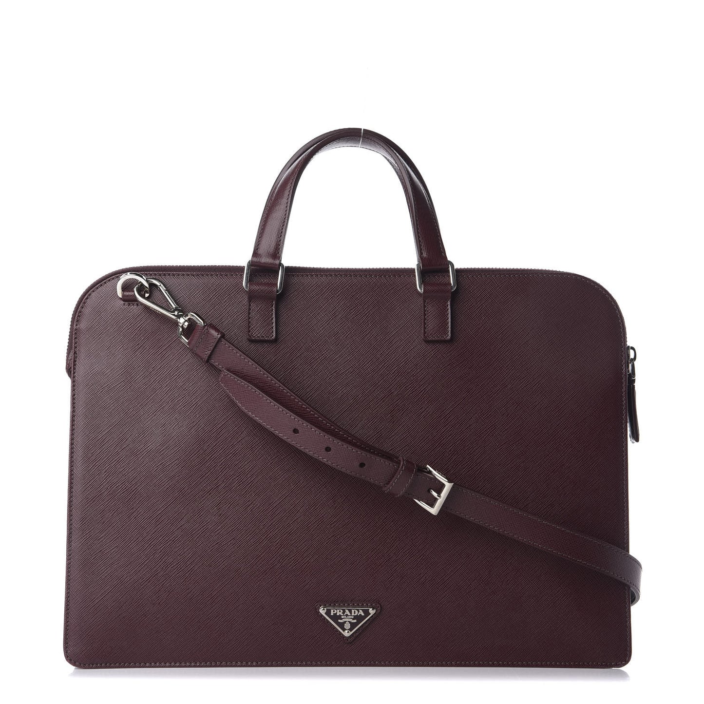 Saffiano Travel Briefcase Granato
