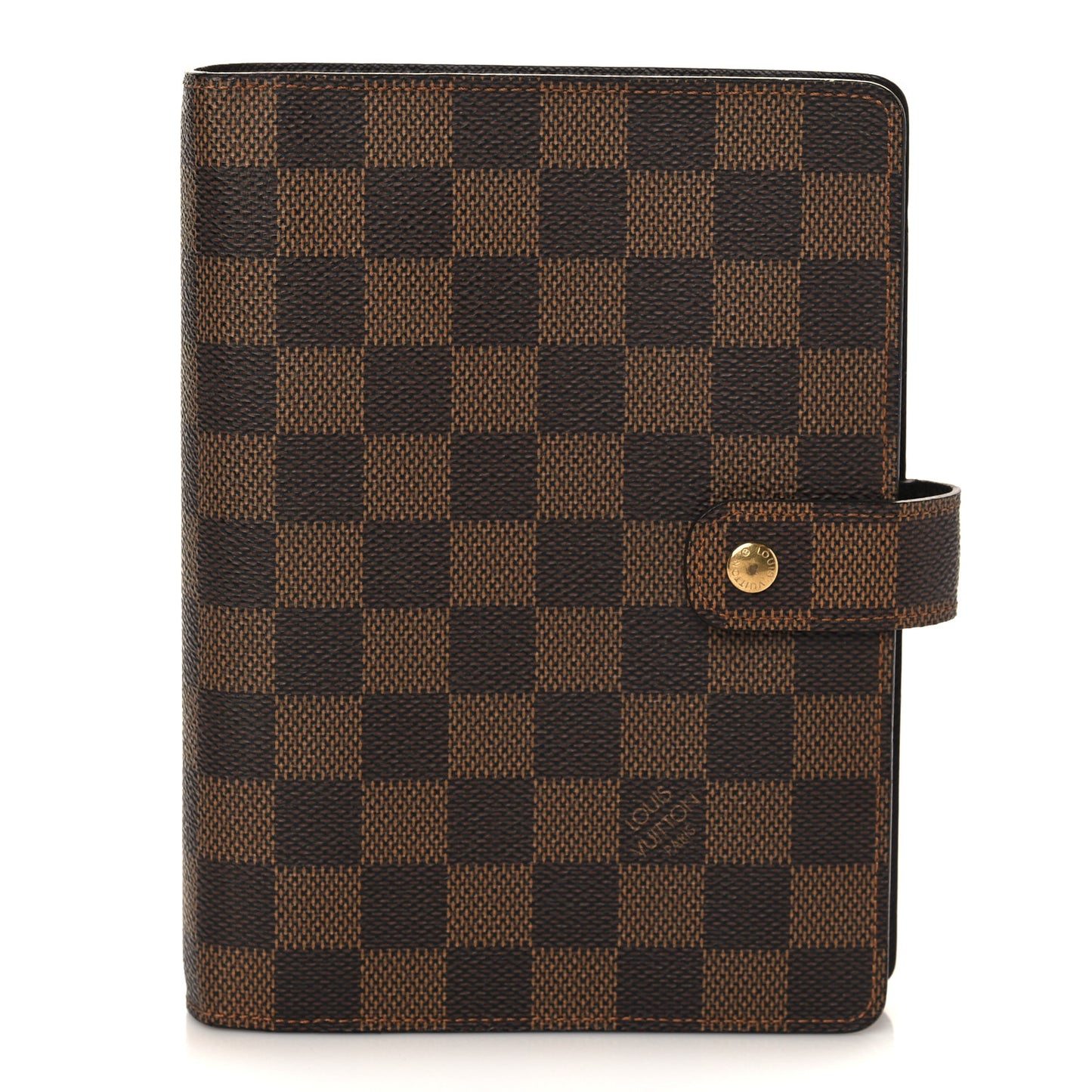 Damier Ebene Medium Ring Agenda Cover