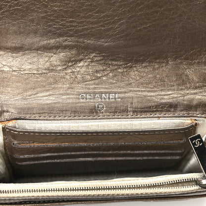 Chanel Distressed Calfskin Quilted Cambon Flap Wallet Bronze 6 of 9