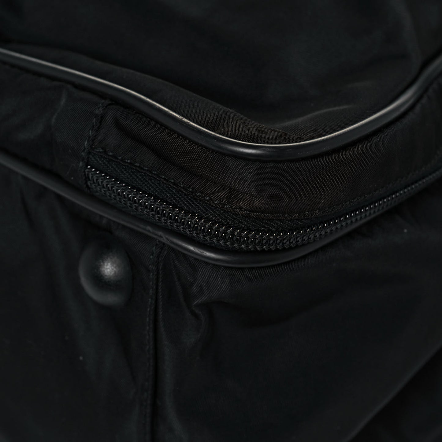 Tessuto Nylon Viaggio Travel Bag Black