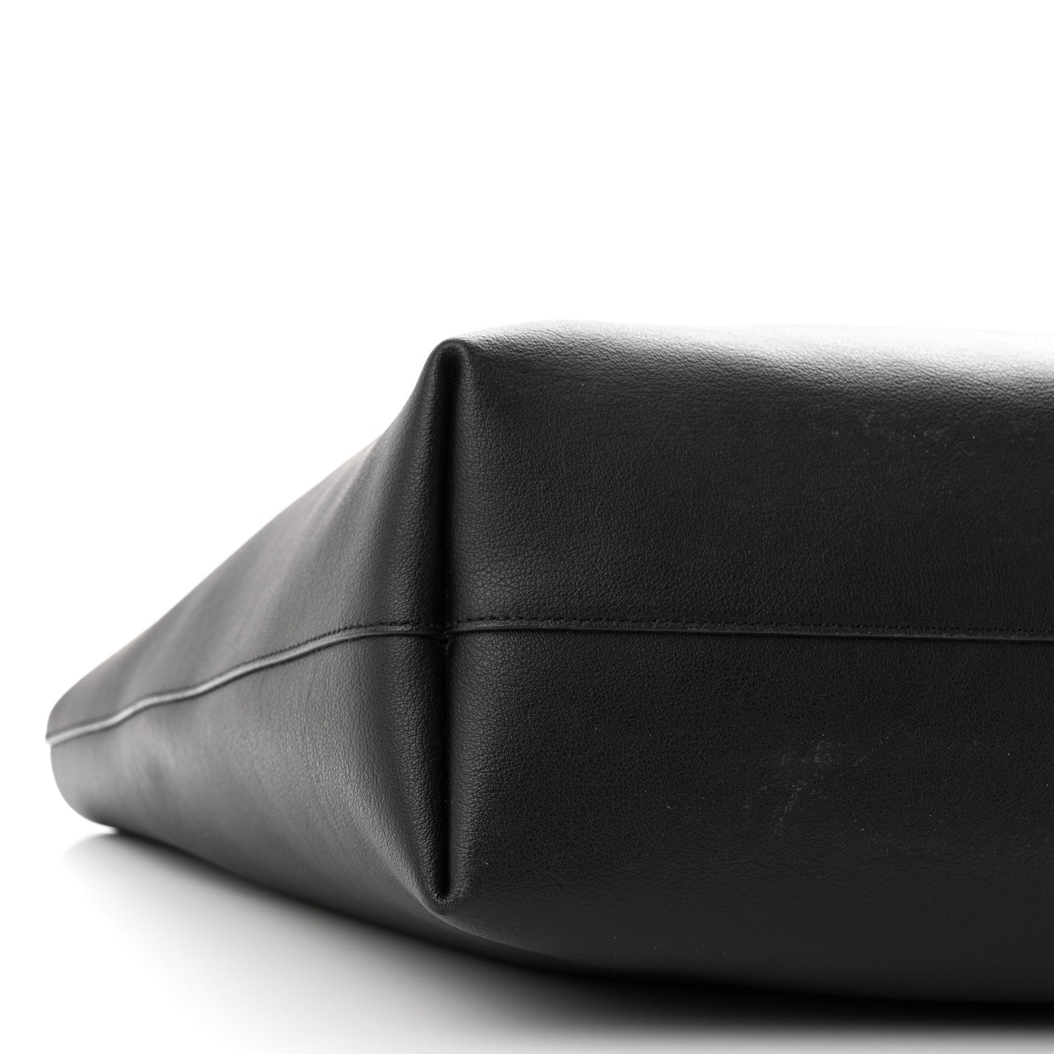 Saint Laurent Calfskin Large Shopping Tote Black 9 of 10