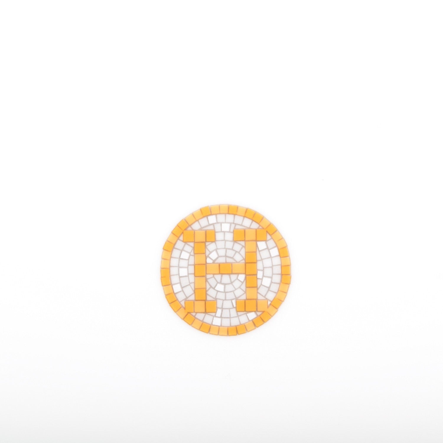 Hermes Porcelain Mosaique Au 24 Presentation Plate 3 of 6