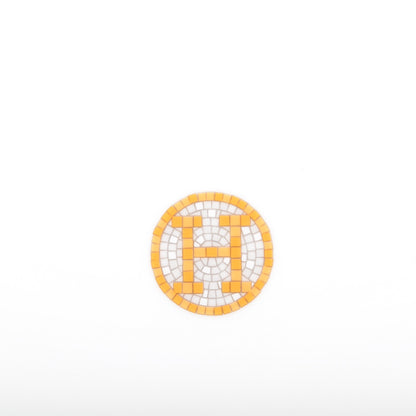 Hermes Porcelain Mosaique Au 24 Presentation Plate 3 of 6