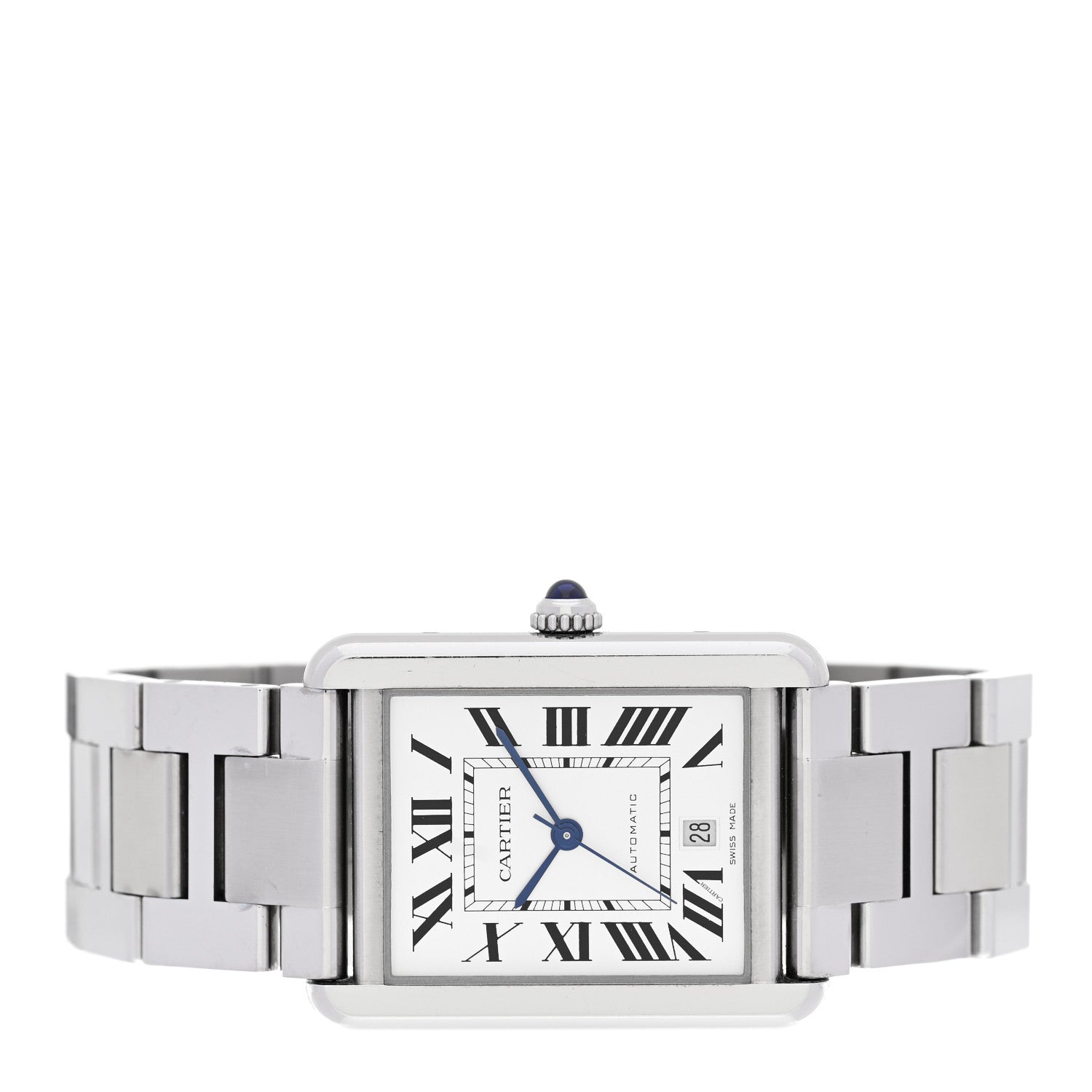 Cartier Stainless Steel 31mm Tank Solo Automatic Watch 2 of 4