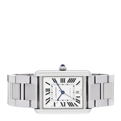 Cartier Stainless Steel 31mm Tank Solo Automatic Watch 2 of 4