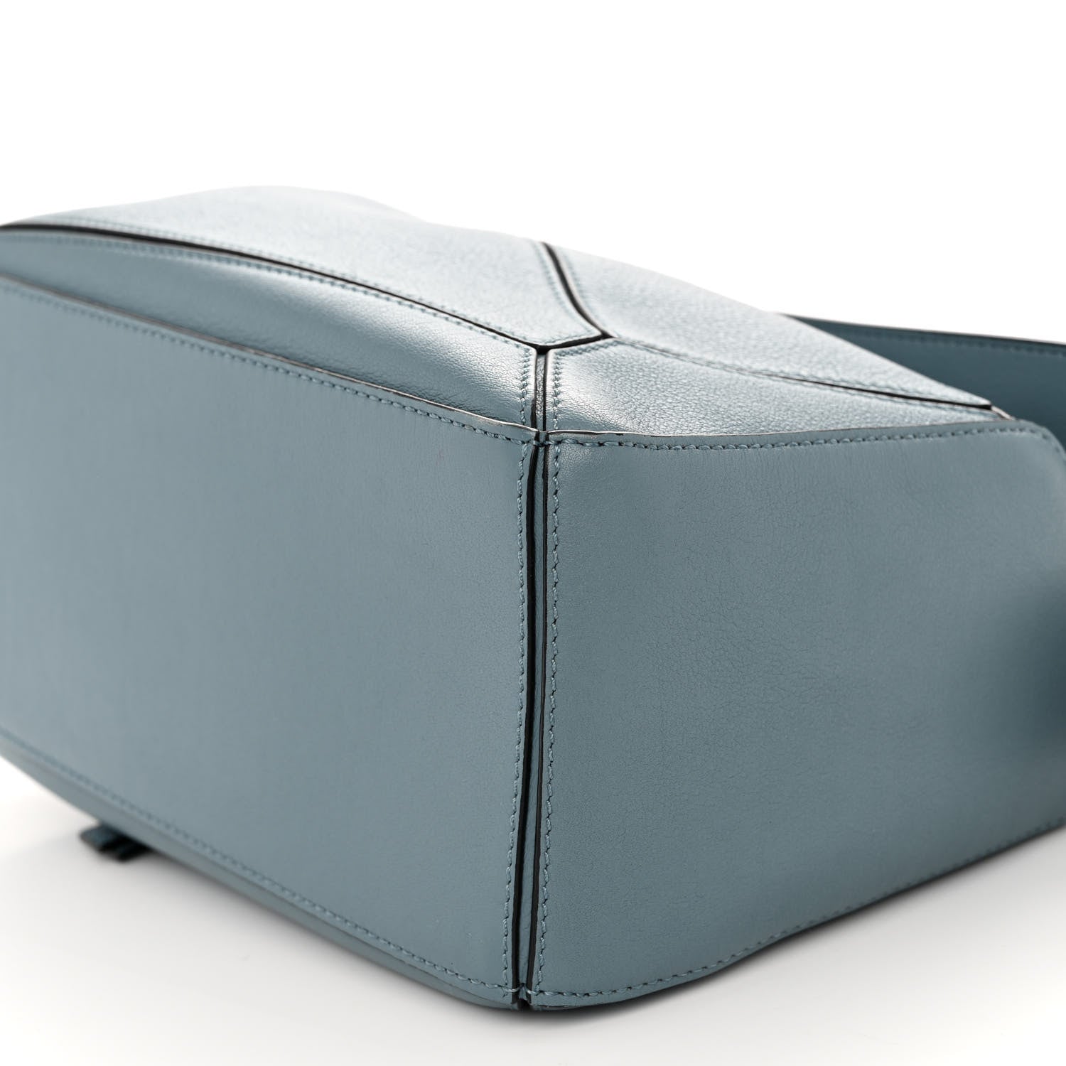 Loewe Calfskin Small Puzzle Bag Stone Blue 9 of 10