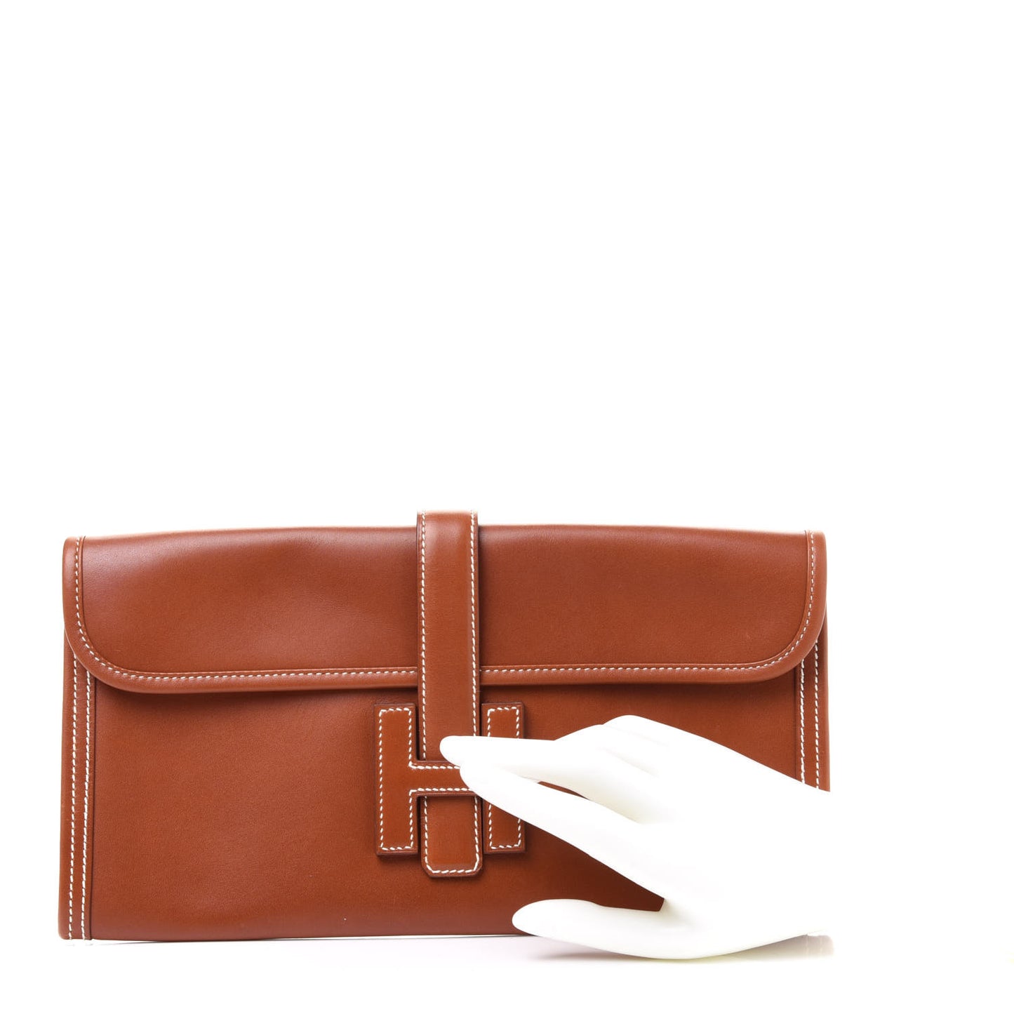 Tadelakt Jige Elan 29 Clutch Gold