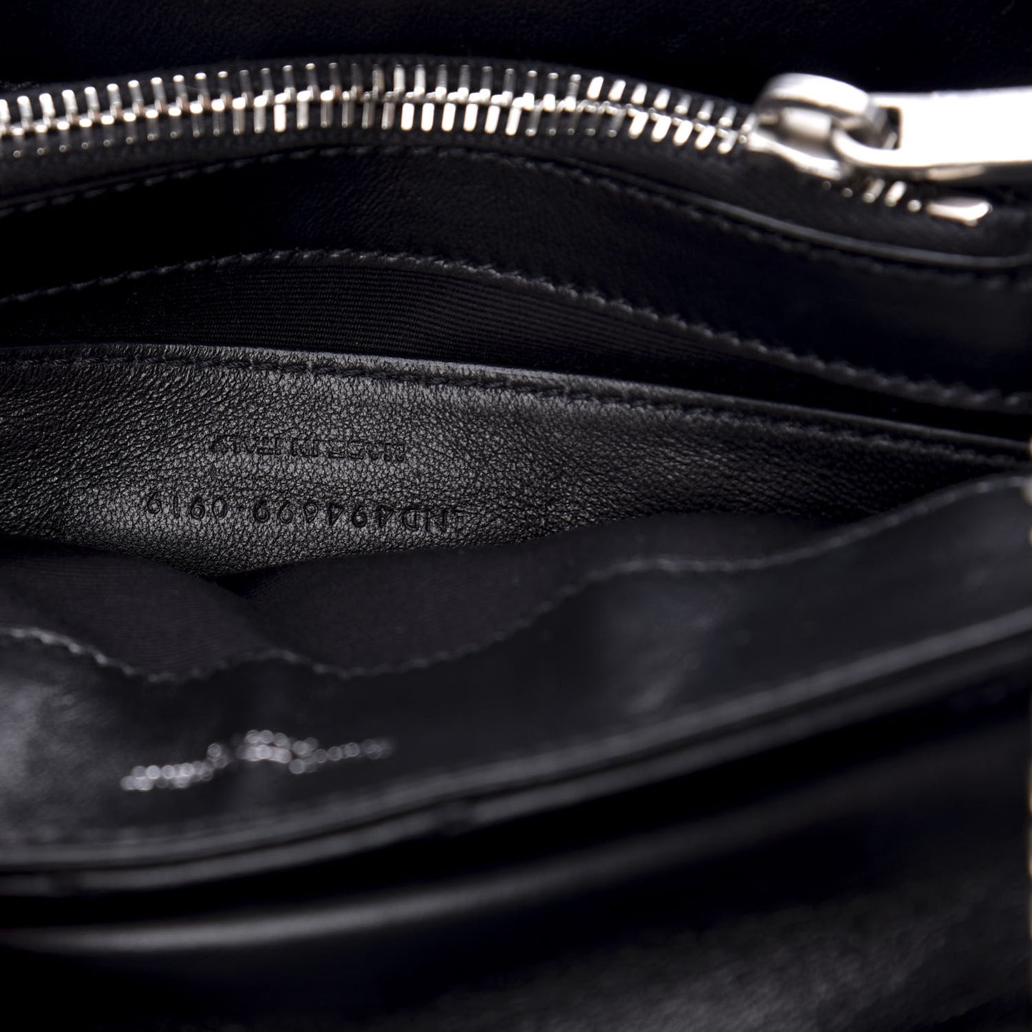 Calfskin Y Quilted Monogram Small Loulou Chain Satchel Black