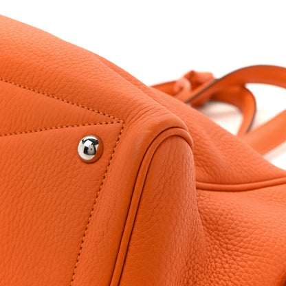 Hermes Taurillon Clemence Victoria II 35 Orange 12 of 14