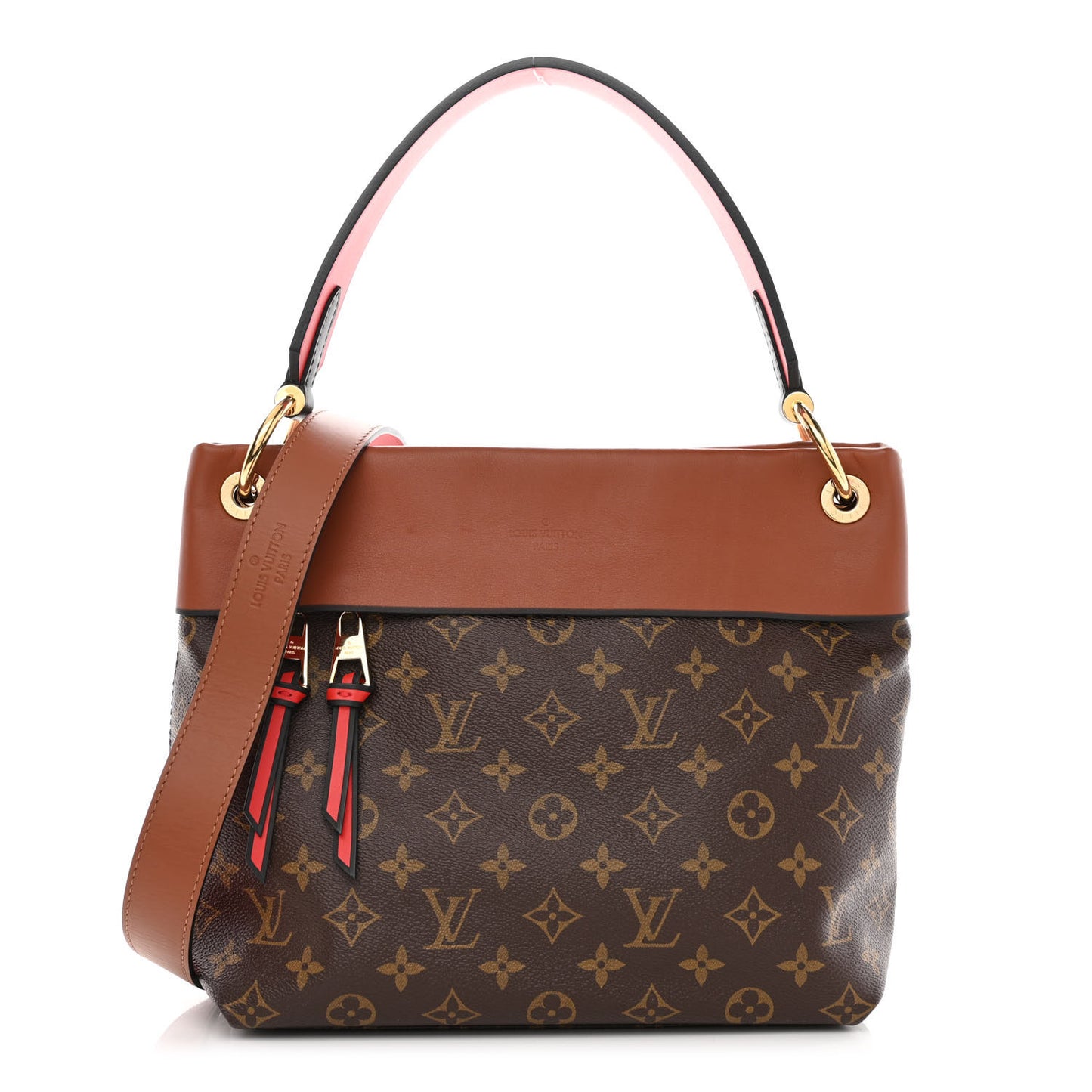 Monogram Tuileries Besace Caramel Rouge