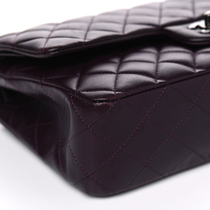 Chanel Lambskin Quilted Medium Double Flap Purple 7 of 10