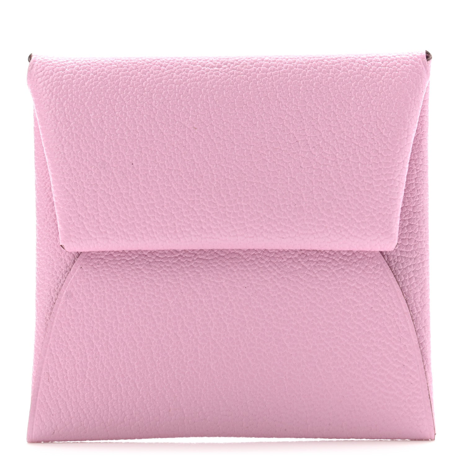 Hermes Chevre Mysore Bastia Coin Purse Mauve Sylvestre 1 of 7