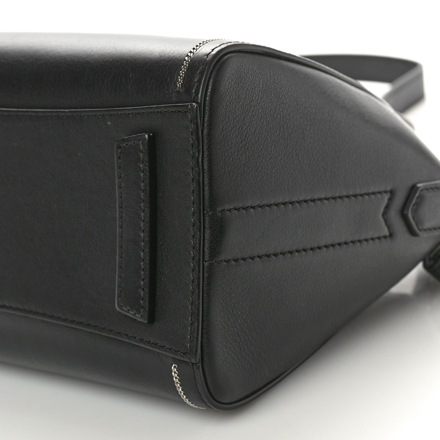 Givenchy Calfskin Chain Detail Mini Antigona Black 10 of 11