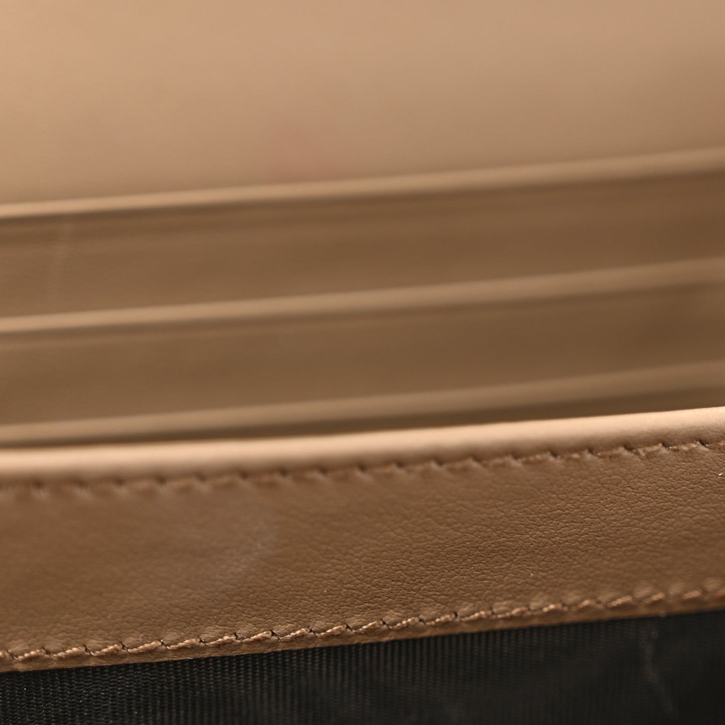 GG Supreme Monogram Mini Dionysus Chain Wallet Beige Taupe