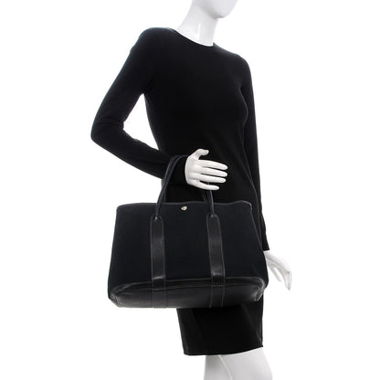Hermes Toile Negonda Garden Party Tote 36 MM Black 3 of 17
