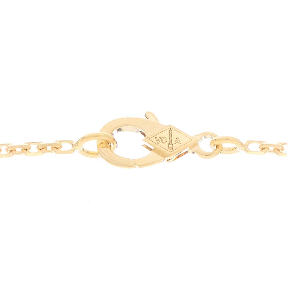 18K Rose Gold Diamond Mother of Pearl Small Divas' Dream Pendant Necklace