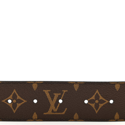 Louis Vuitton Monogram 40mm LV Initiales Belt 95/38 Black 4 of 4