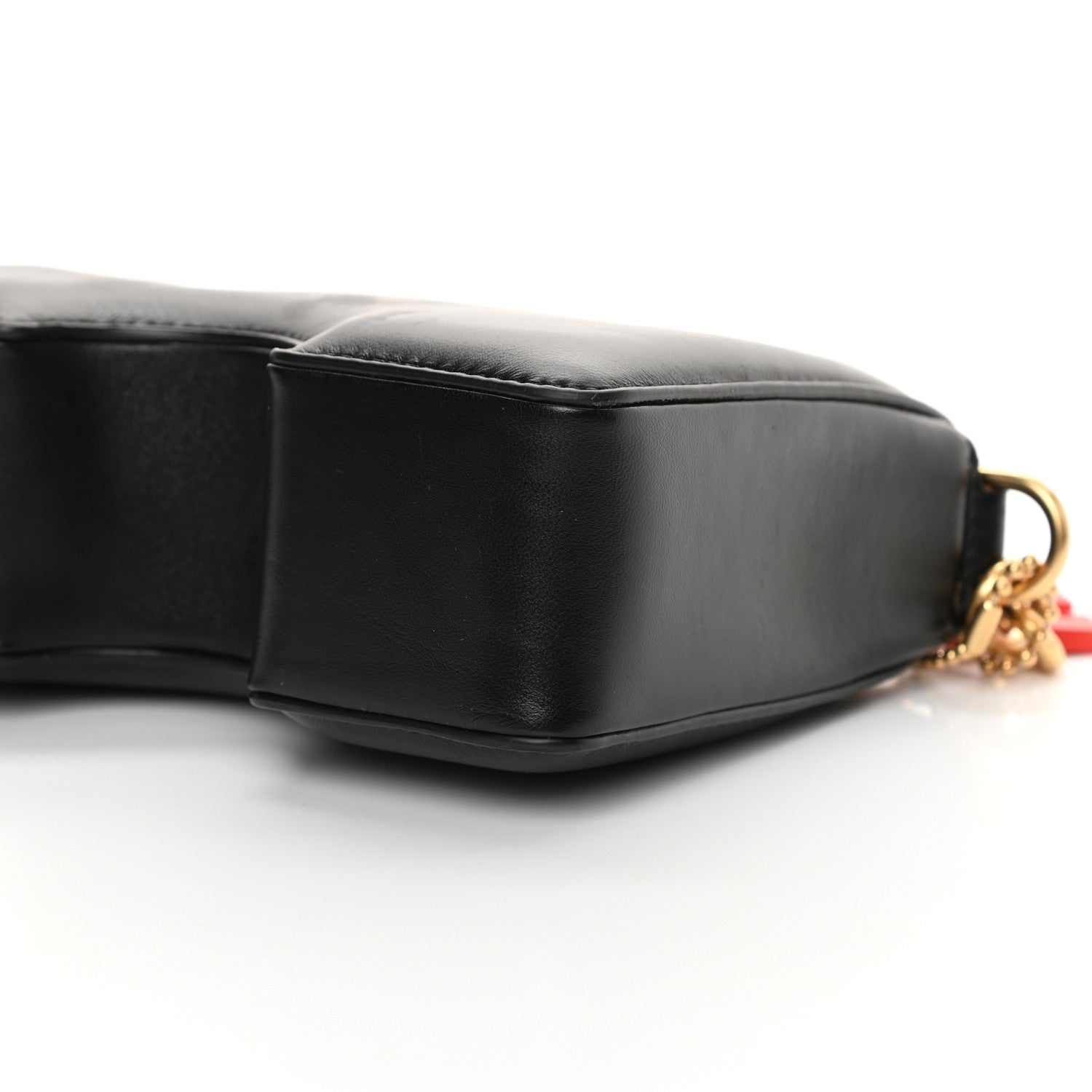 Off-White OFF WHITE Calfskin Burrow 22 Chain Bag Black 9 of 13