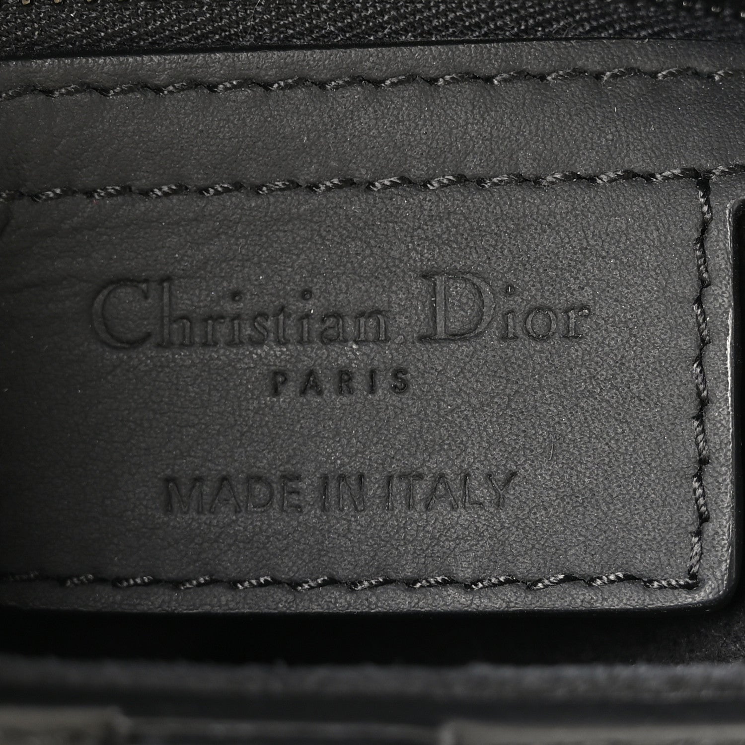 Christian Dior Ultra Matte Calfskin Saddle Bag Black 6 of 10