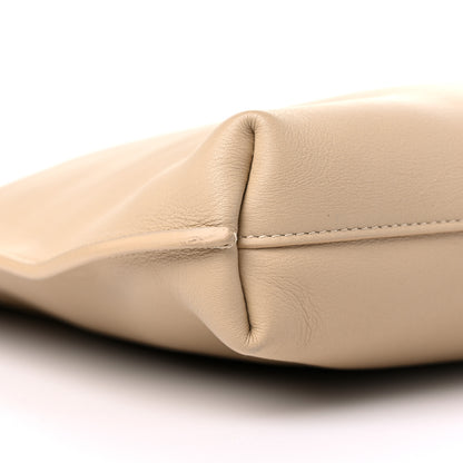 Saint Laurent Calfskin Medium Suzanne Hobo Beige 9 of 10