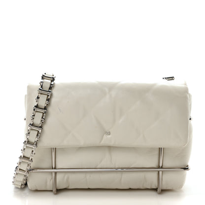 Alexander Wang Calfskin Quilted Halo Xbody Bag White 1 of 11