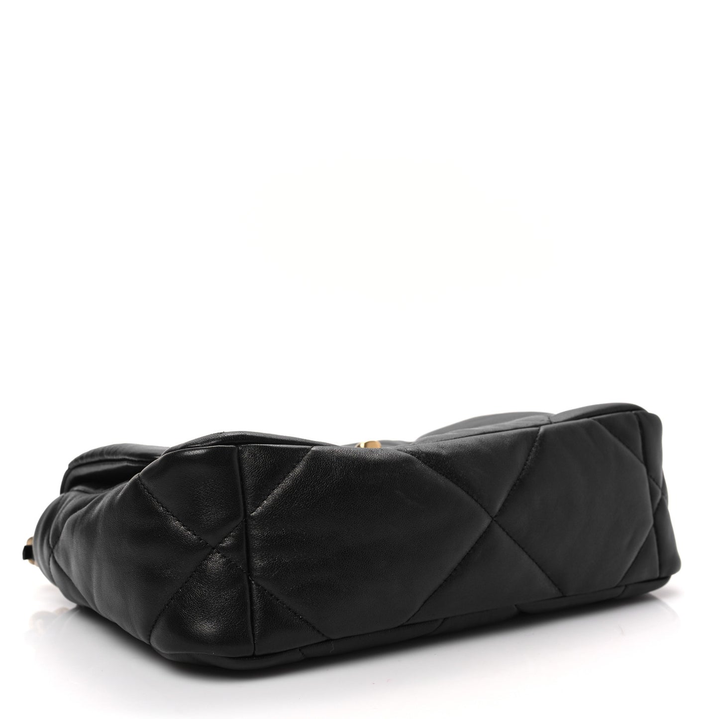 Lambskin Quilted Medium Chanel 19 Flap Black