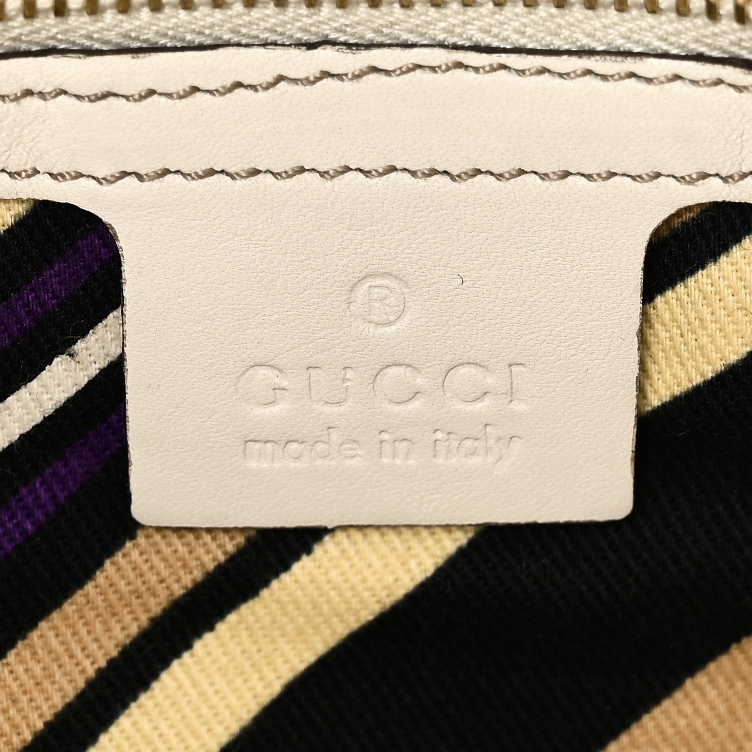 Gucci Calfskin Britt Medium Shoulder Bag White 6 of 10