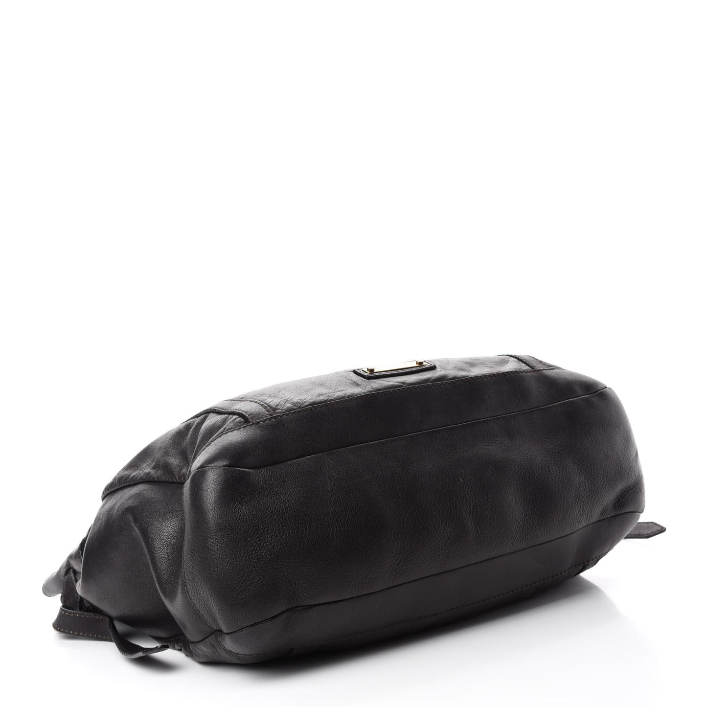 Soft Lambskin Granville Tote Dark Brown