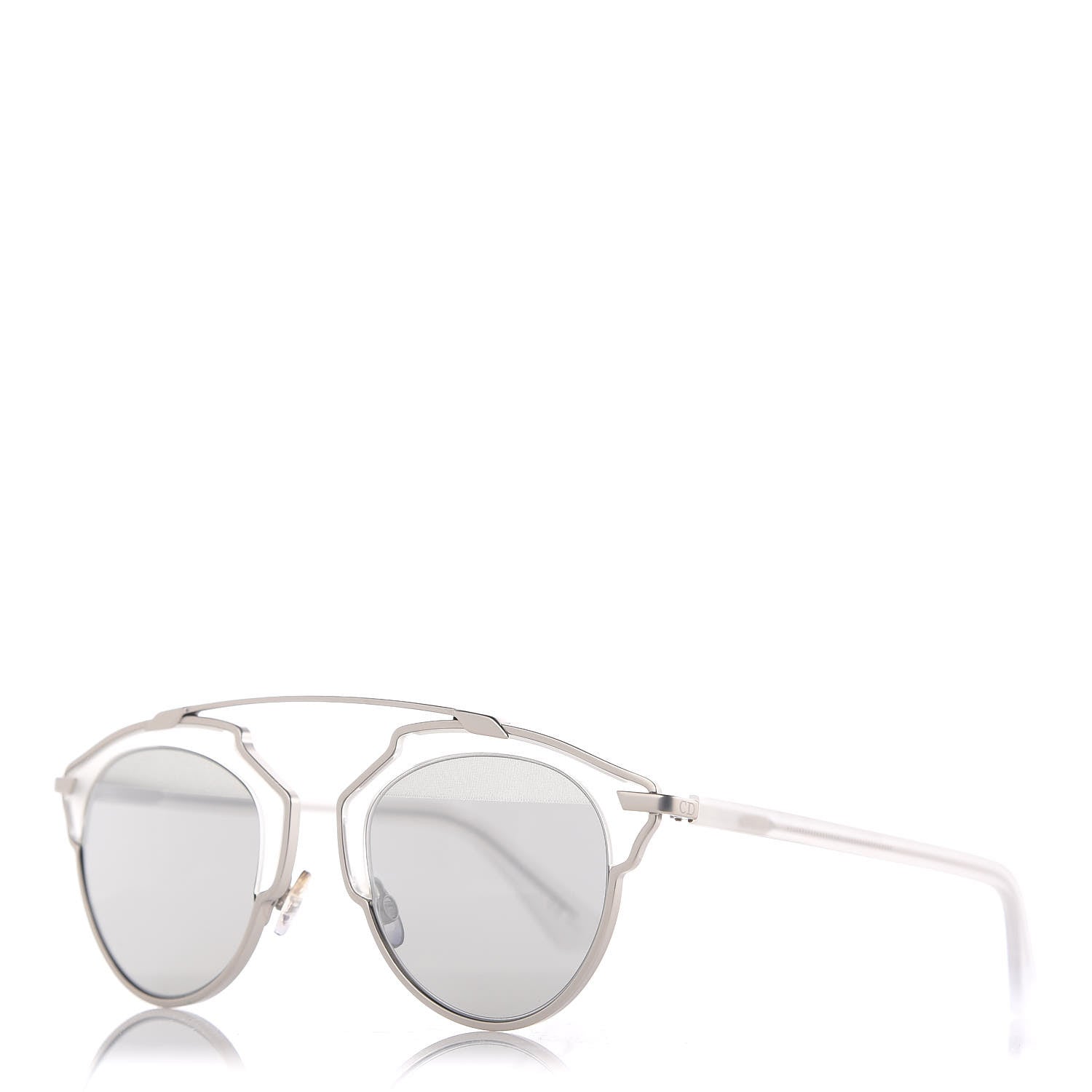 Christian Dior Mirrored So Real Sunglasses Matte Silver 1 of 8