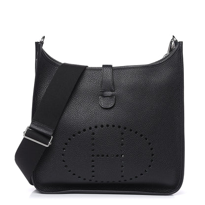 Hermes Togo Evelyne III GM Black 1 of 9