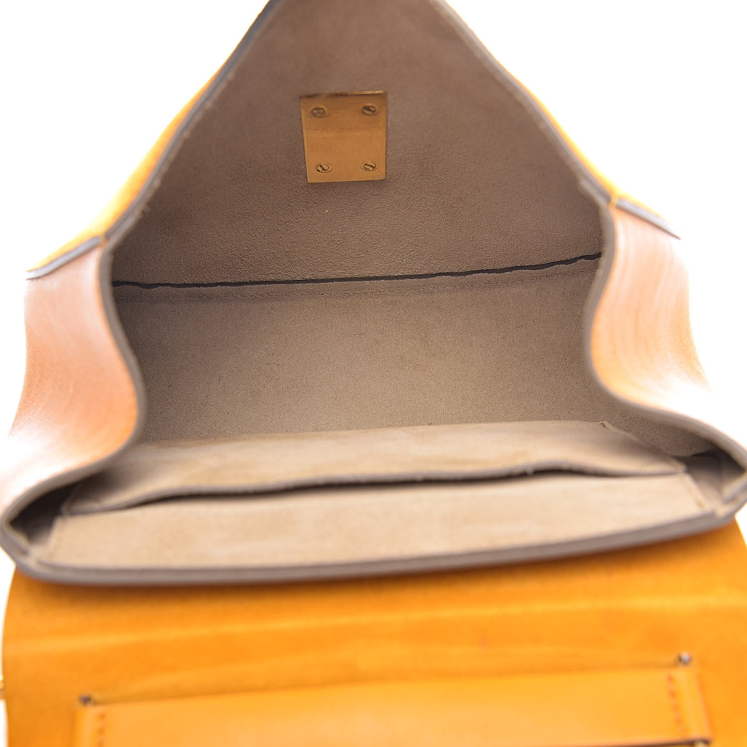 Chloe Suede Smooth Calfskin Drew Shoulder Bag Dark Ochre 5 of 12