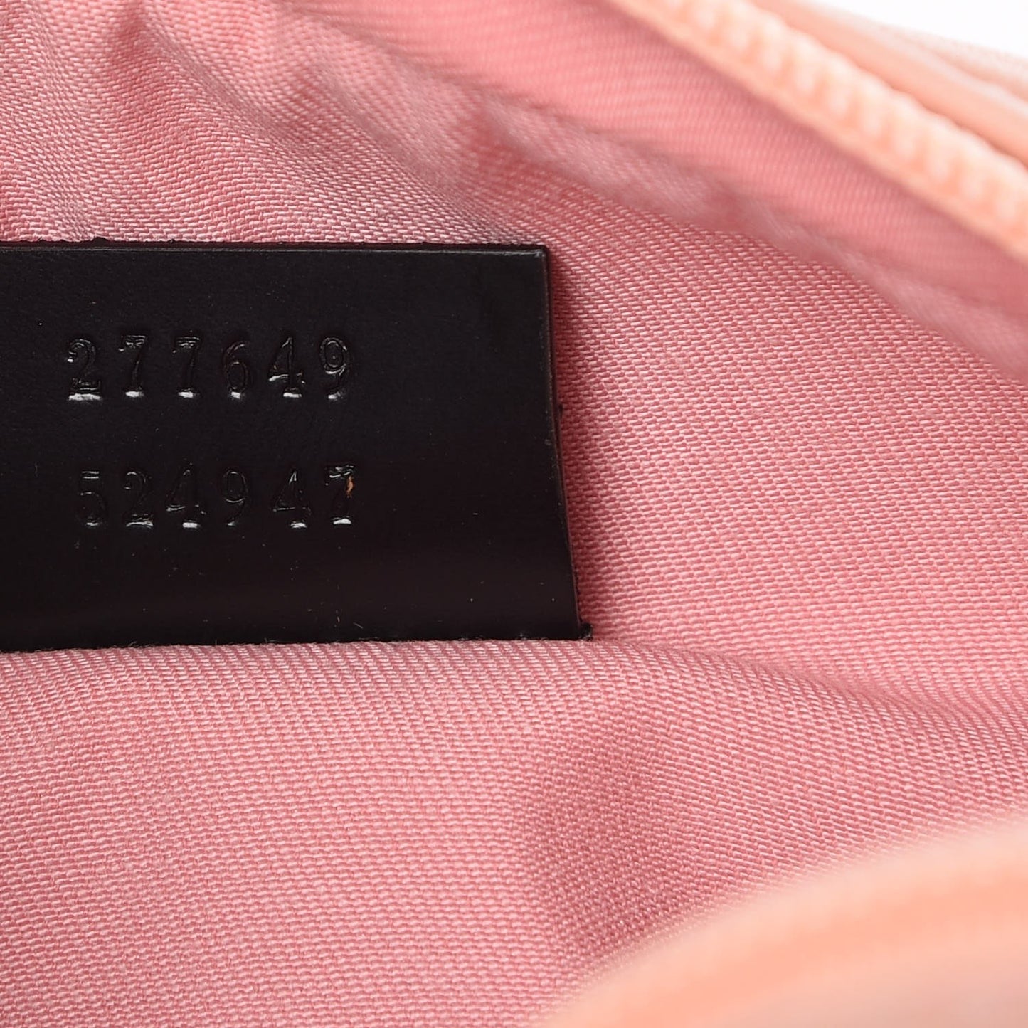 Guccissima Signature Small Cosmetic Case Peonia Rose