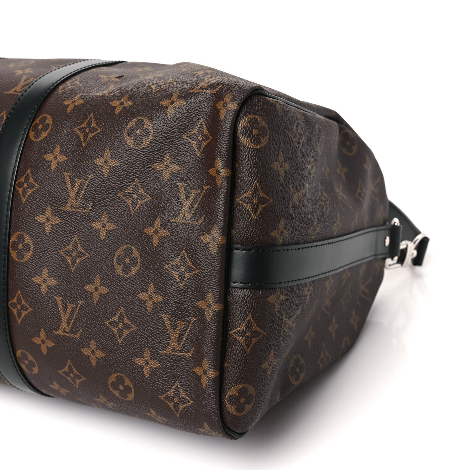 Louis Vuitton Monogram Macassar Keepall Bandouliere 45 6 of 7