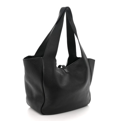 Saint Laurent Grained Deerskin Bea Tote Black 3 of 10