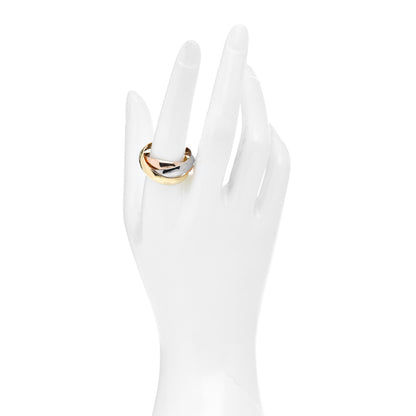 Cartier 18K Pink Yellow White Gold Classic Trinity Ring 63 10.25 2 of 5