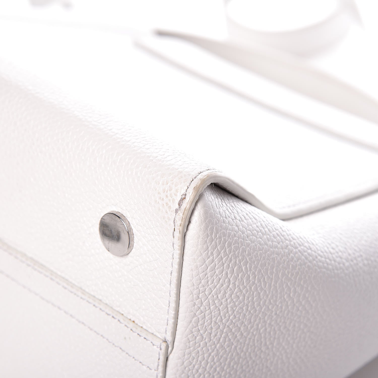 3.1 Phillip Lim 3.1 Textured Calfskin Leigh Top Handle Satchel White 14 of 14