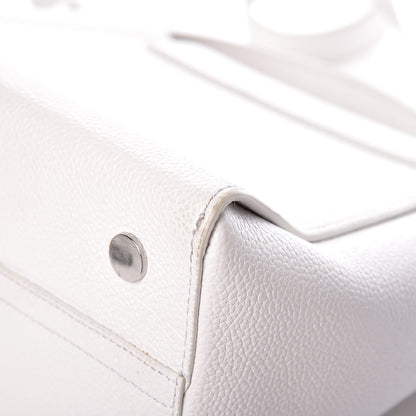 3.1 Phillip Lim 3.1 Textured Calfskin Leigh Top Handle Satchel White 14 of 14